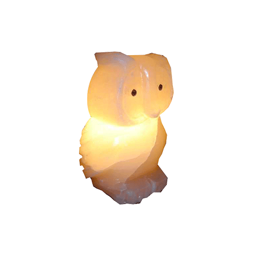 owl himalayan salt lamp